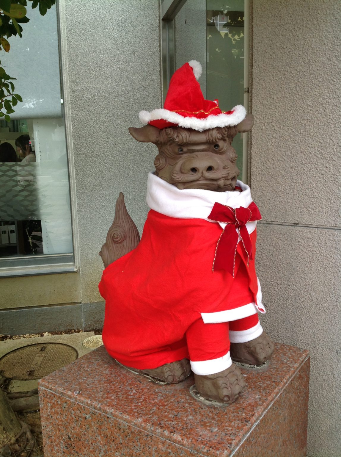 クリスマス シーサー装飾